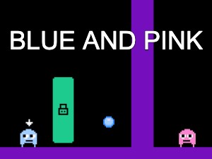 Blue and Pink