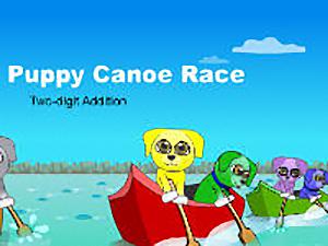 Canoe Puppies Two-Digit Addition